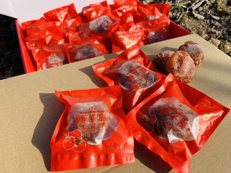 （一件代发）农家富平柿饼大量上市全国供货厂家直销