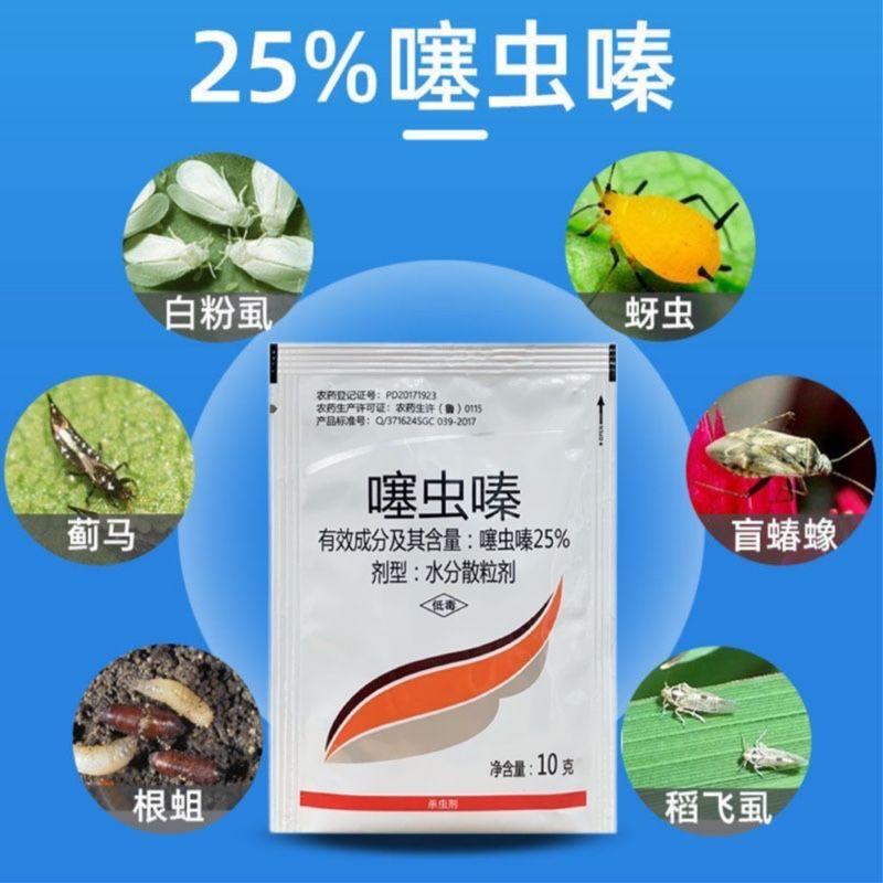 25%噻虫嗪农药杀虫剂蔬菜果树白粉虱稻飞虱白粉虱蚜虫蓟