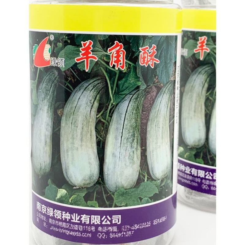 绿领羊角酥甜瓜种子早熟脆甜糖度高羊角蜜香瓜种子原装发货