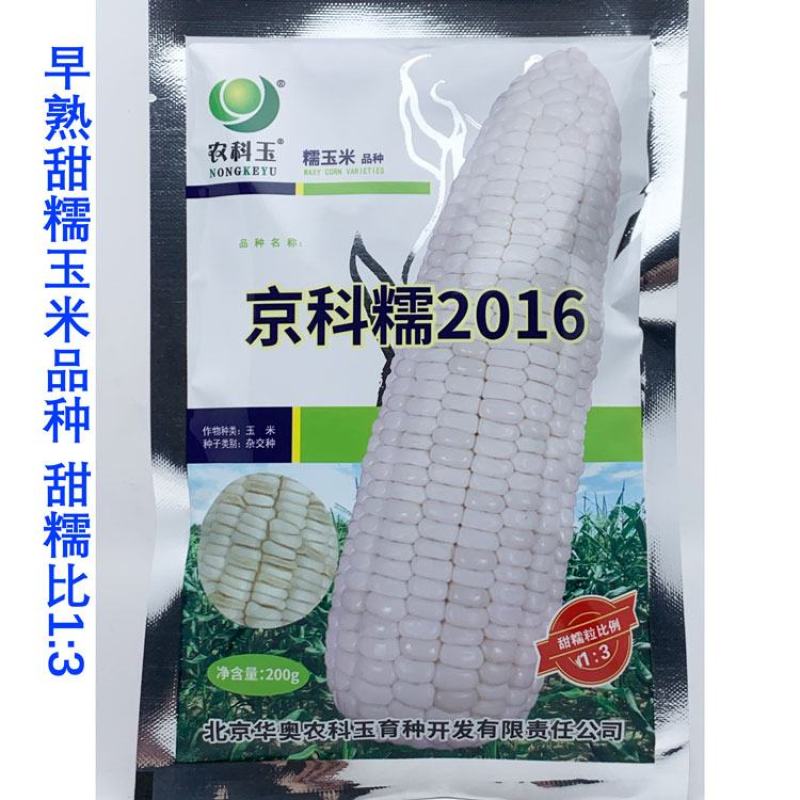 农科玉368白甜糯玉米种子大棒甜加糯农科糯336白玉米种
