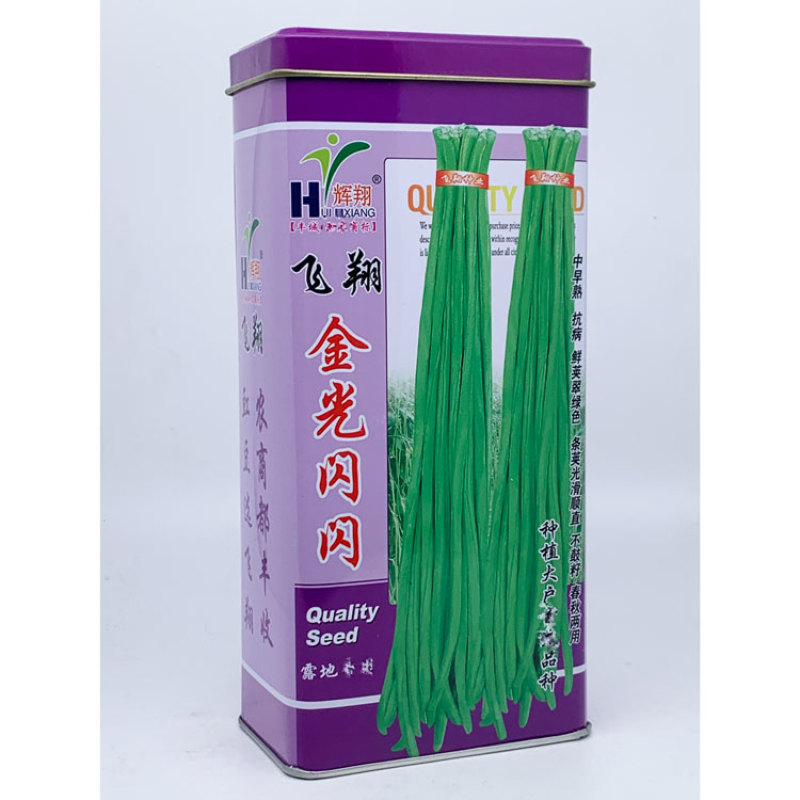 烈火金刚豇豆种子高产耐热厚肉长豆角种金光闪闪翠绿豆角种