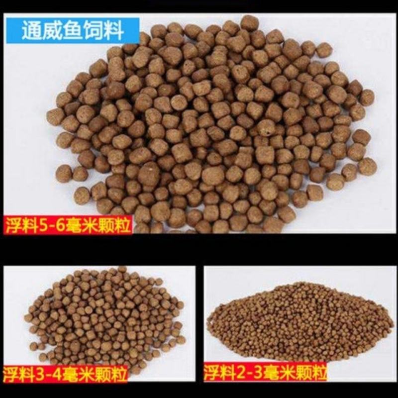 通威鱼饲料颗粒通用沉料浮料原塘颗粒钓鱼打窝养殖鱼饲料粘麻