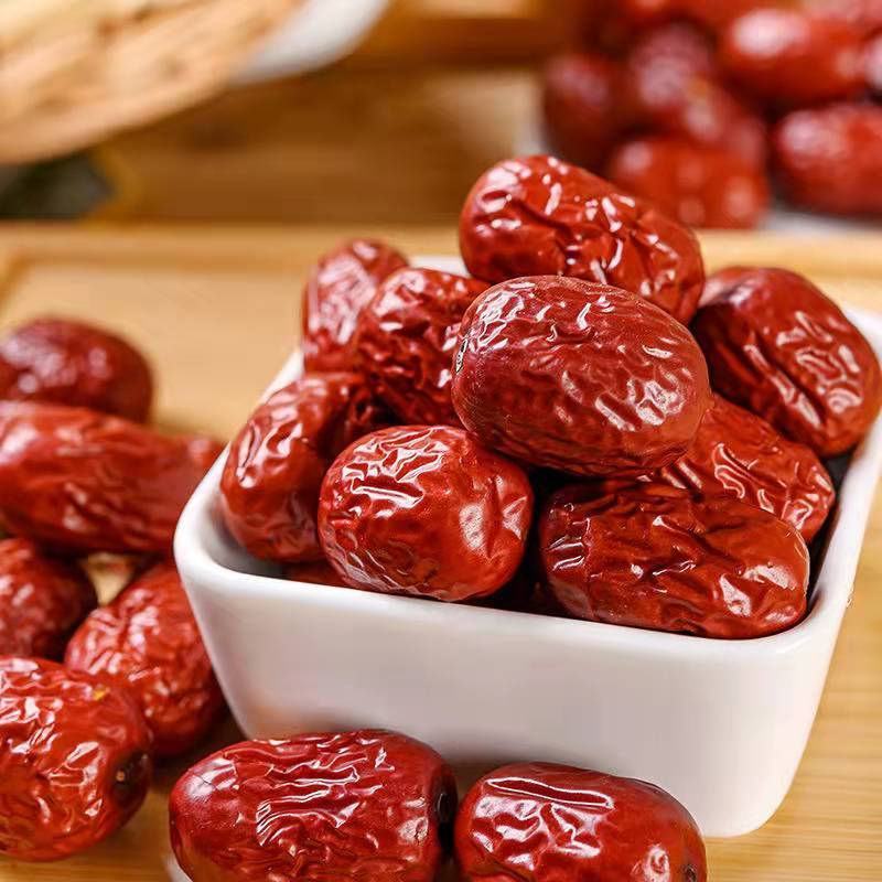 红枣批发整箱吕梁黄河滩枣山西大红枣熬粥粽子干枣零食包邮