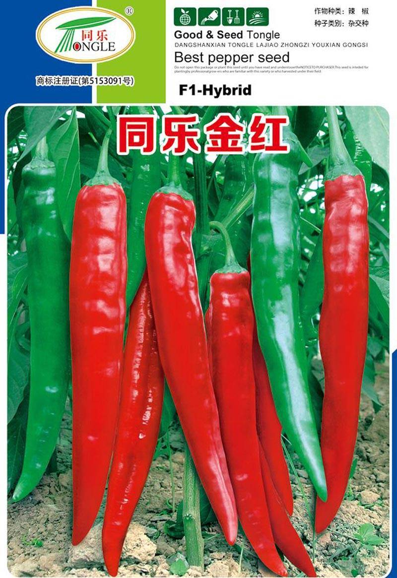 同乐金红高产优质鲜食腌渍椒泡椒高产辣椒种子10克包邮