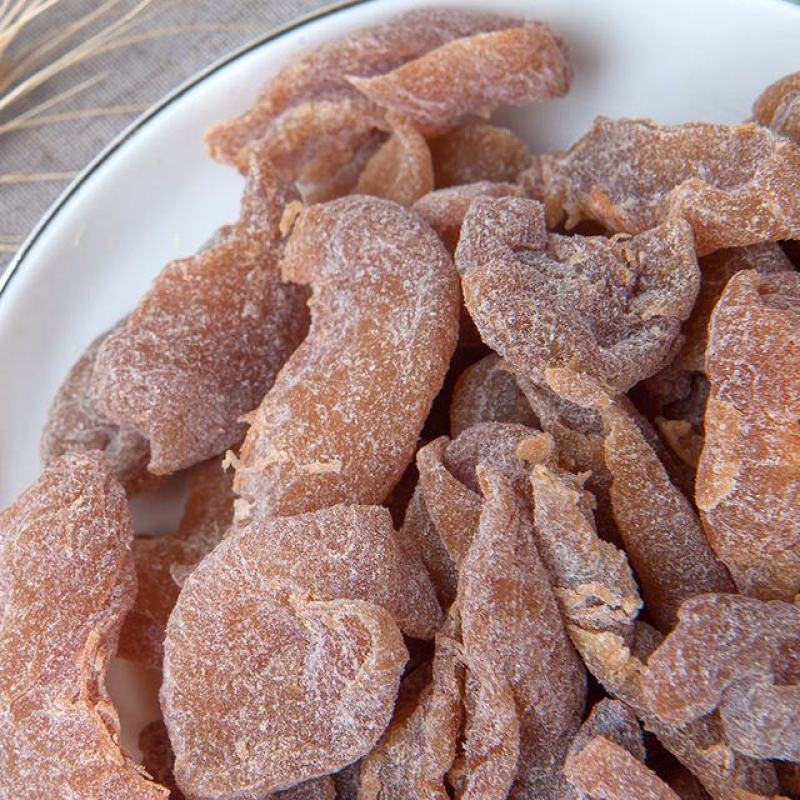 果脯蜜饯盐津桃肉办公休闲零食500g新鲜桃脯盐津桃条包邮