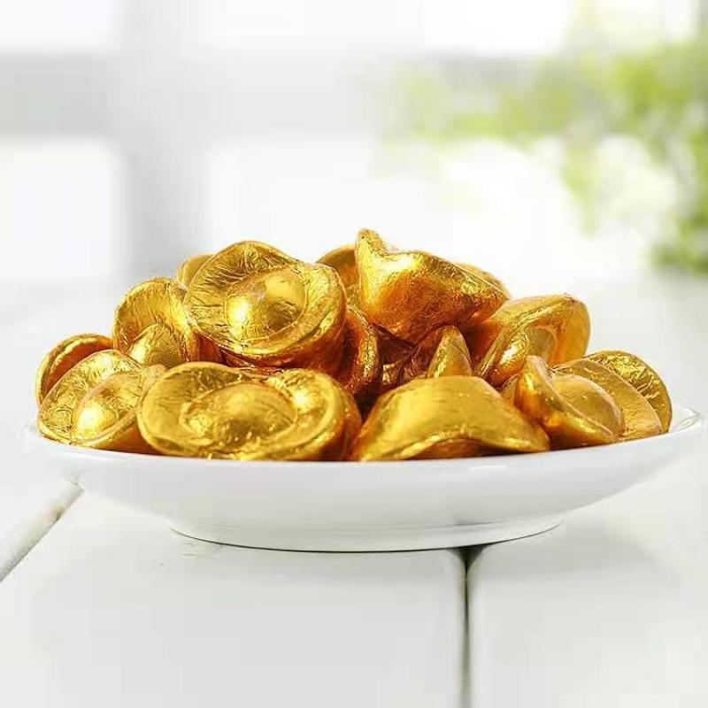 金币巧克力金条金元宝喜糖网红零食糖果年货结婚庆巧克力包邮