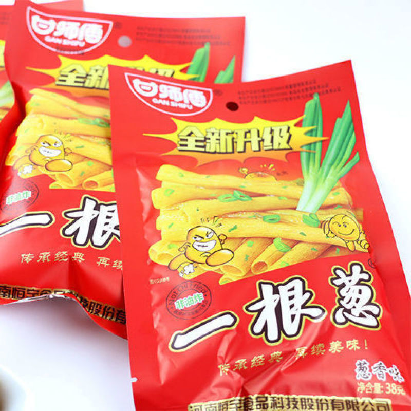 甘师傅一根葱18g/小包8090后怀旧网红薯条炸薯片