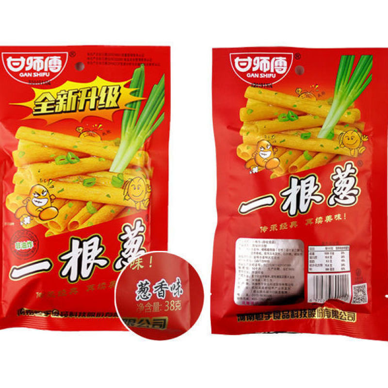 甘师傅一根葱18g/小包8090后怀旧网红薯条炸薯片