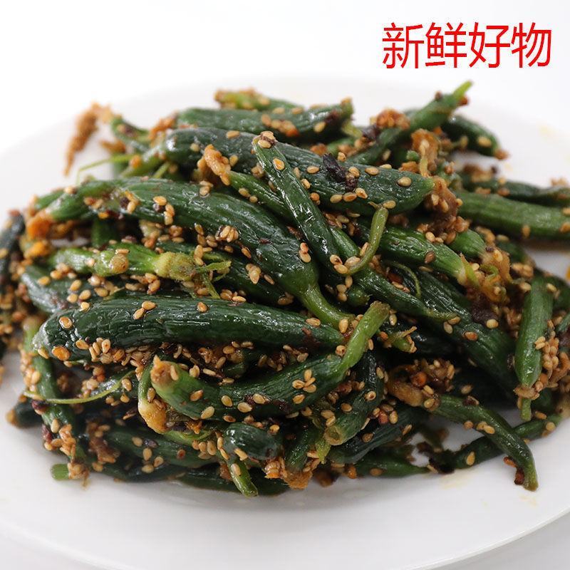 东北朝鲜族秘制香脆拌小黄瓜咸菜黄瓜泡菜酱菜黄瓜咸菜