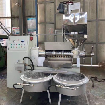 新型榨油机多功能榨油机冷热两用可压榨多种物料包教技术