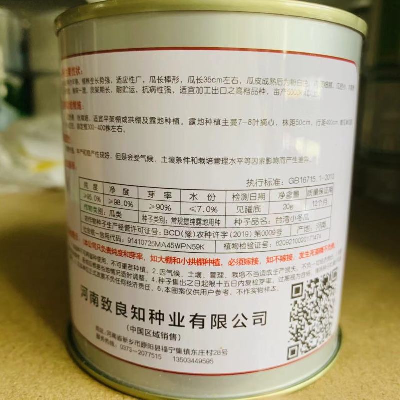 地爬种植专用台湾小冬瓜种子春秋两用加工出口品种冬瓜