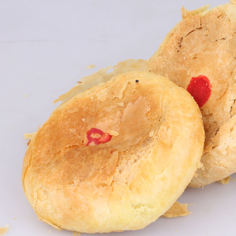陕北子洲果馅糕点月饼酥皮馃馅五仁枣泥味陕西特产美食小吃包