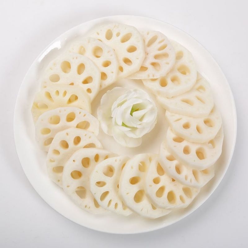 清水莲藕片凉拌菜冒菜麻辣烫串串藕片300克一包多规格包邮