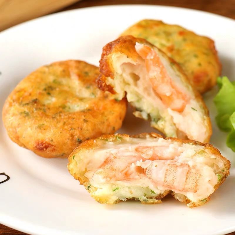 【产地直】海苔虾饼鱼香虾饼虾仁日式虾饼超大虾仁包邮