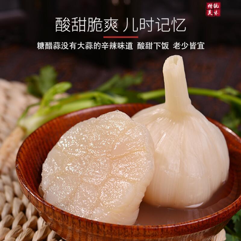 产地直山东糖蒜头腌制新鲜大蒜甜蒜下饭菜糖醋蒜头泡蒜包邮
