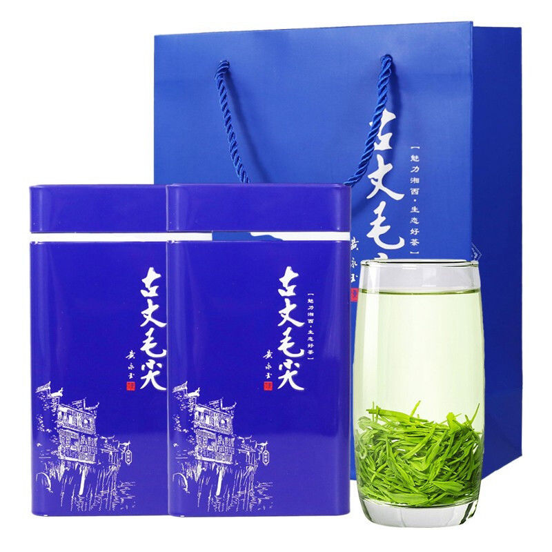 古丈特产毛尖新茶明前茶叶湖南湘西绿茶礼盒装送礼