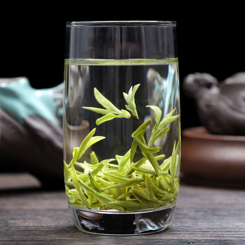 西湖区生产明前新茶豆香龙井茶正绿茶一级精选散装