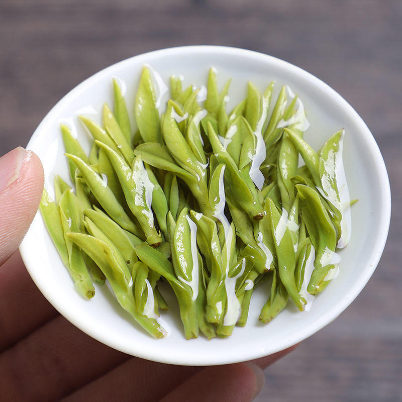 西湖区生产明前新茶豆香龙井茶正绿茶一级精选散装