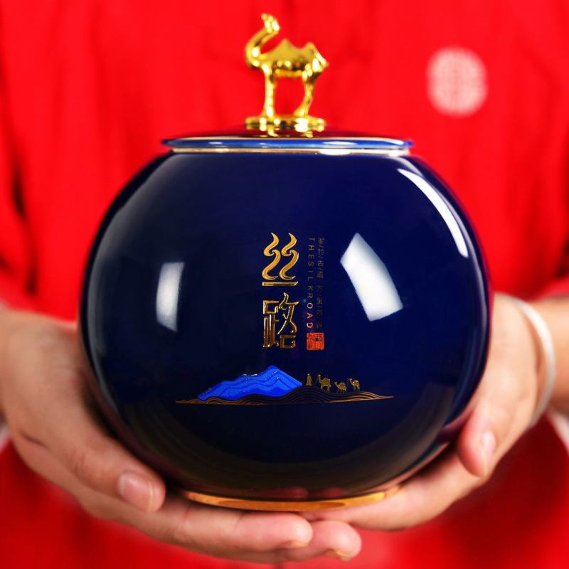 正宗龙井茶叶明前嫩芽浓香绿茶高档陶瓷罐礼盒装年货送礼送长