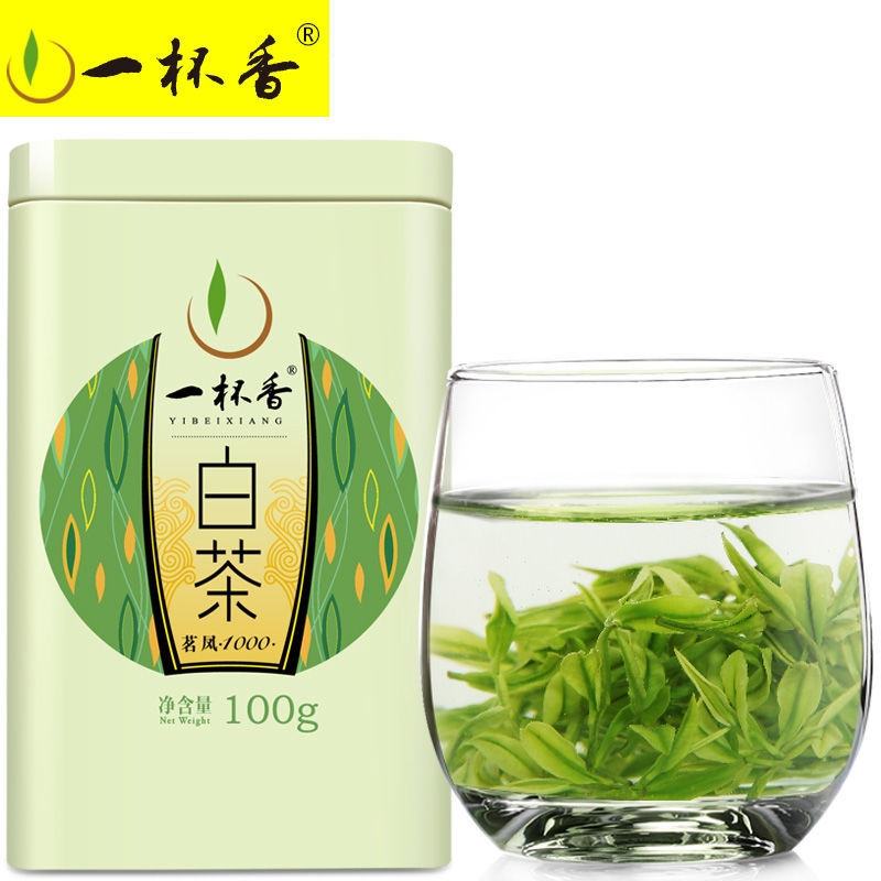 2024新茶一杯香明前安吉白茶200g罐装春茶绿茶茶叶