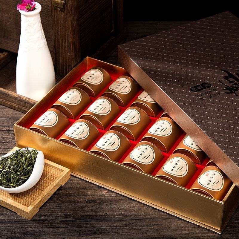 绿茶2024新茶庐山云雾茶叶江西特产春茶高山礼盒小罐装茶