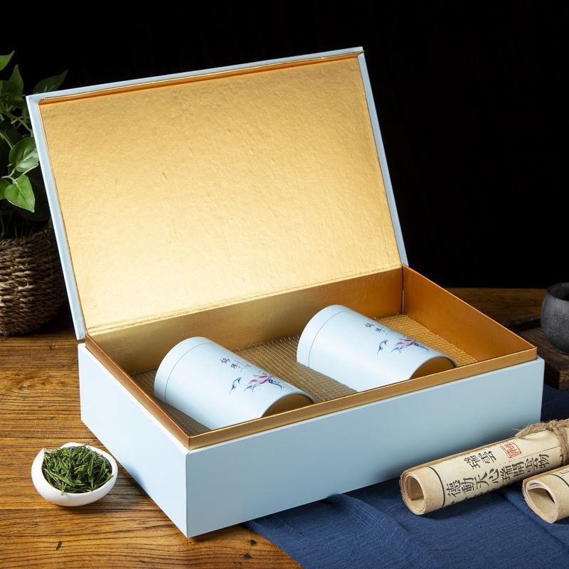 绿茶新茶叶春茶庐山云雾茶江西特产高山浓香罐装礼盒