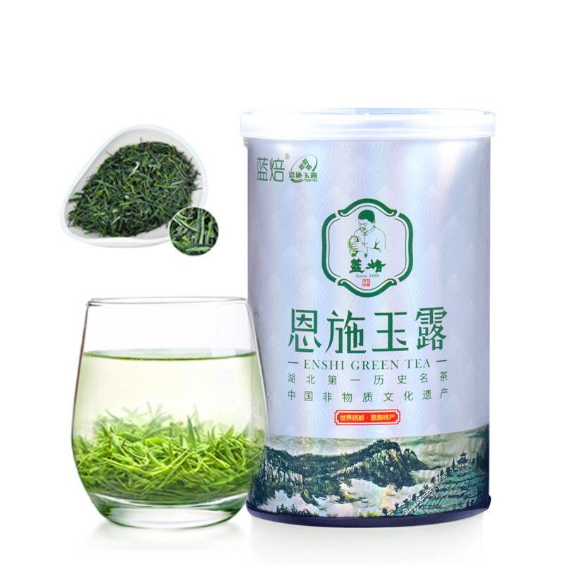 恩施玉露明前新茶蒸青含硒绿茶湖北特产茶叶礼盒装