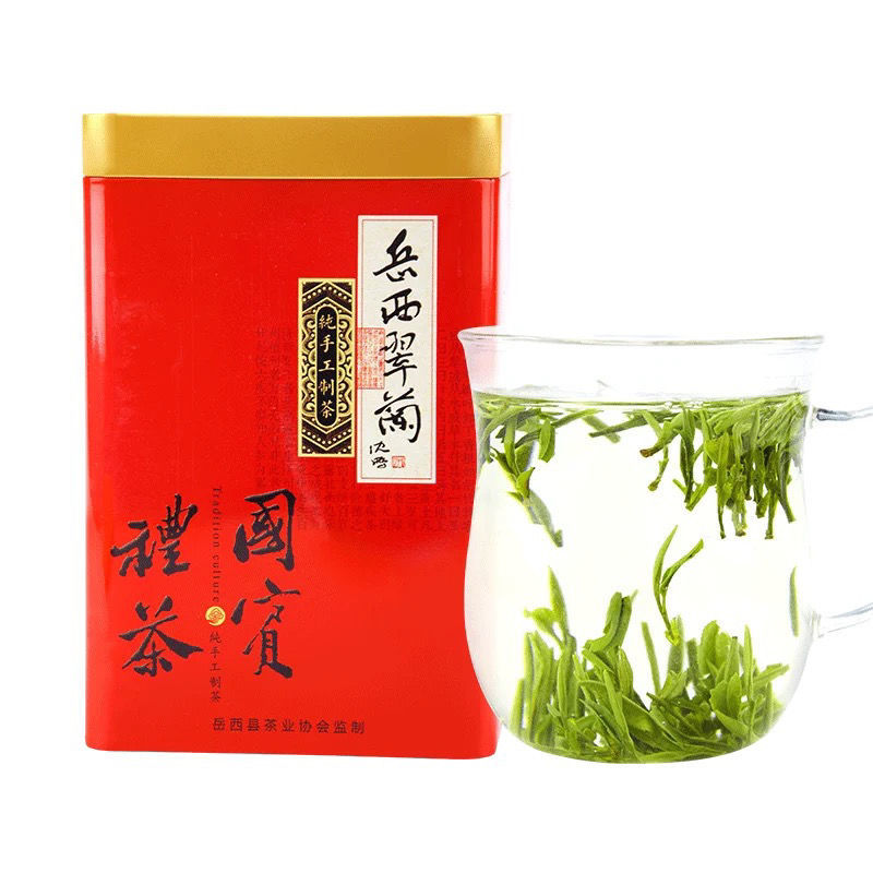 【产地直】2023新茶岳西翠兰礼茶头清明前茶礼盒包邮