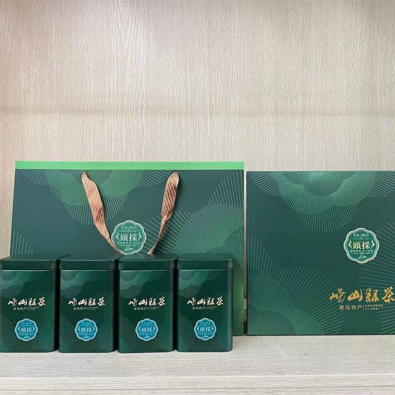 崂山绿茶礼盒新茶散装高山云雾日照足青岛特产浓香
