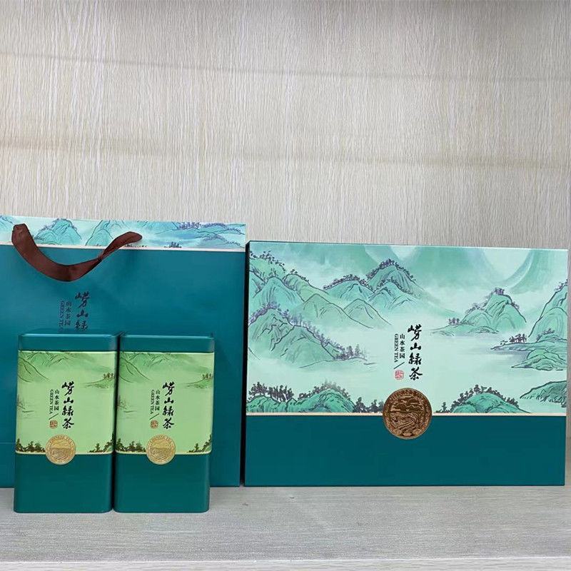 崂山绿茶礼盒新茶散装高山云雾日照足青岛特产浓香