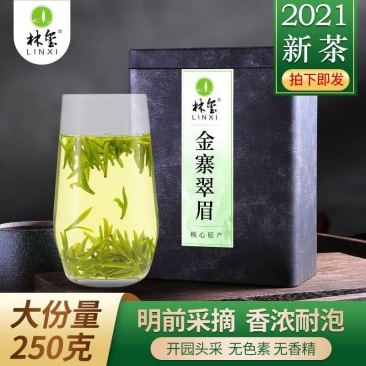 金寨翠眉新茶叶明前特级高山云雾绿茶清香型500g