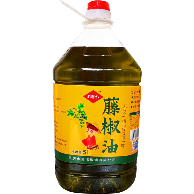 四川汉源藤椒油商用5L装米线店麻油凉菜麻椒油凉拌正包邮