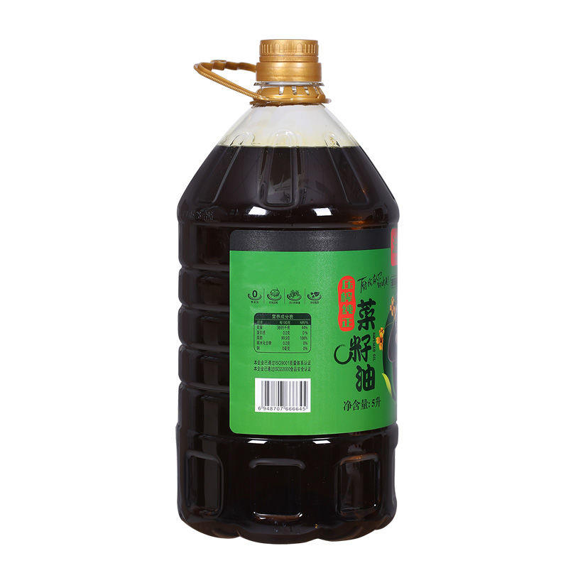 油香园四川菜籽油农家自榨非转基因物理压榨菜油食用油包邮