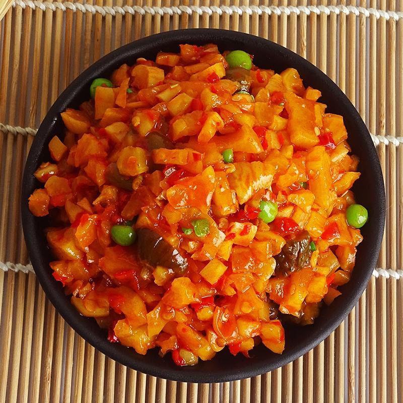 永超酱菜红油三鲜9斤萝卜干丁咸菜早餐散装香辣下饭菜包邮