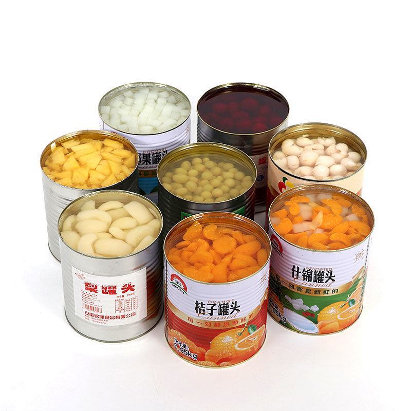 水果罐头商用大罐头6斤桔子黄桃菠萝葡萄枇杷什锦水果捞冷饮