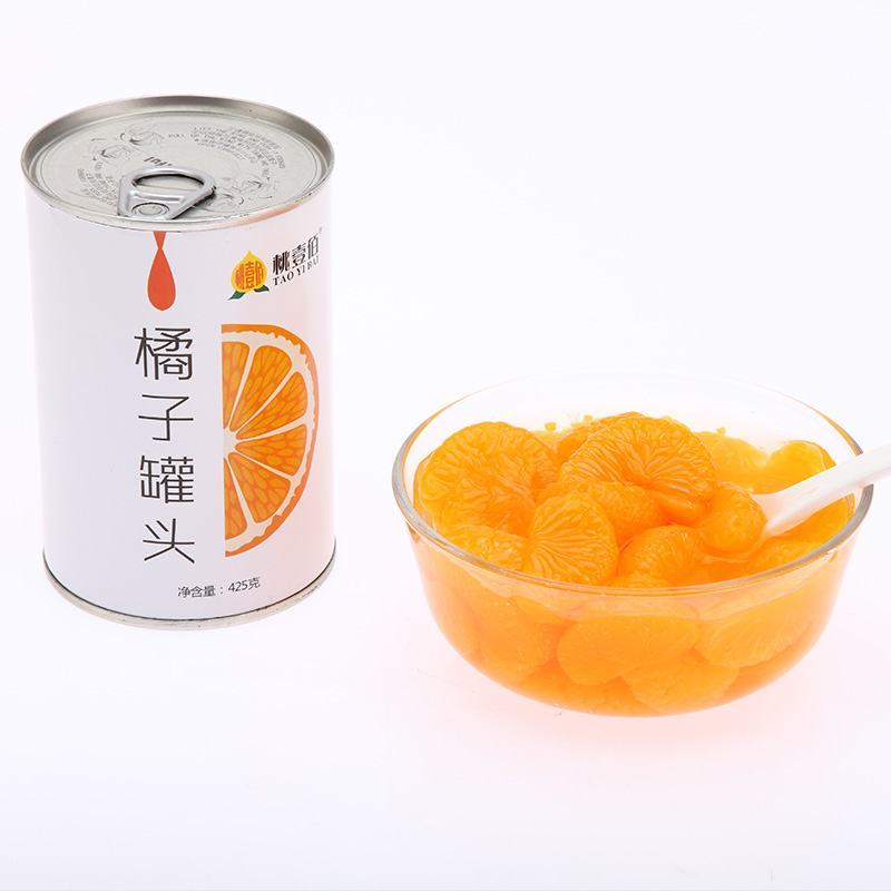 桃壹佰蜜桔罐头6罐整箱糖水桔子橙子砀山新鲜水果罐头甜品零