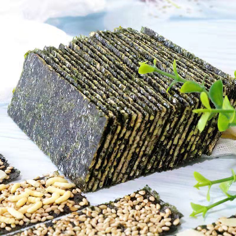 芝麻海苔夹心脆海苔脆夹心海苔罐装网红同款办公室零食包邮