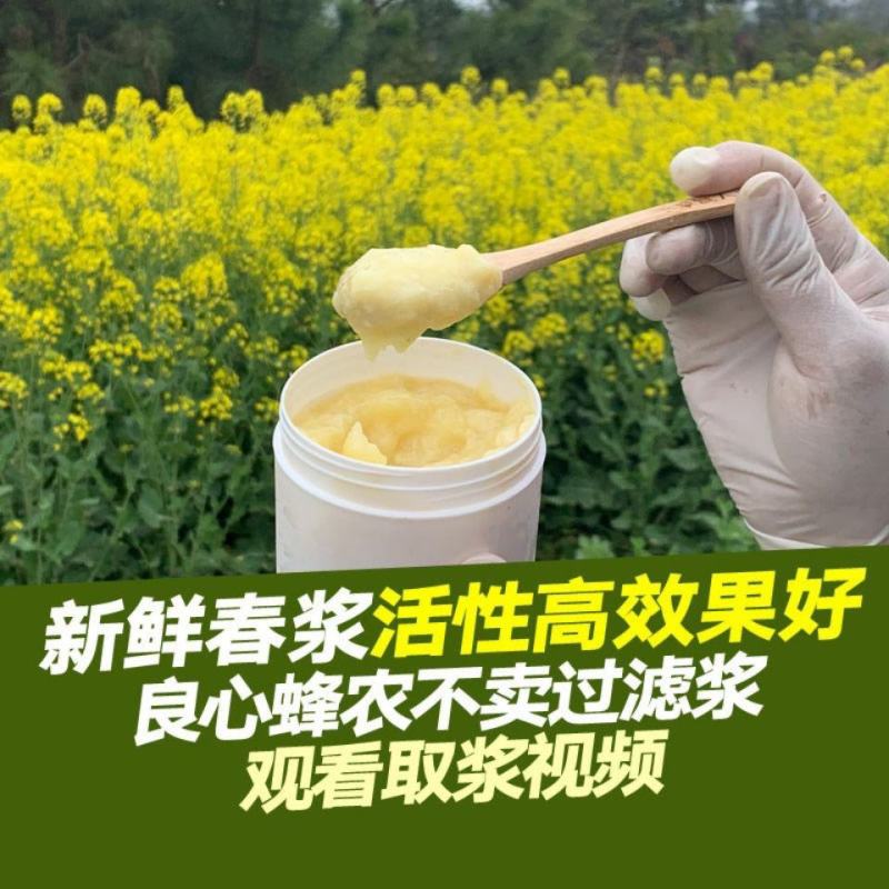 【蜂场直】蜂王浆野鲜王浆农家自产蜂皇浆新鲜蜂皇浆包邮