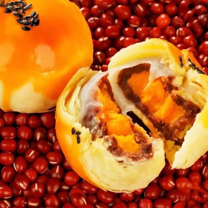 【超划算】雪媚娘蛋黄酥咸蛋黄休闲食品零食整箱批发传统糕点