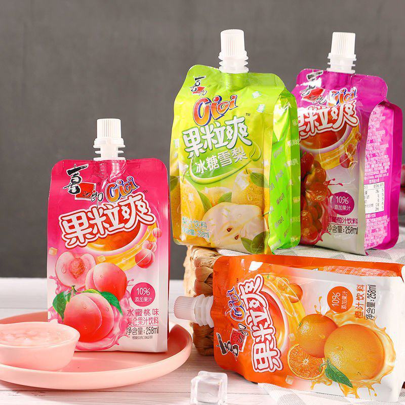 喜之郎吸吸果冻cici椰果粒爽饮料258ml*10袋包邮