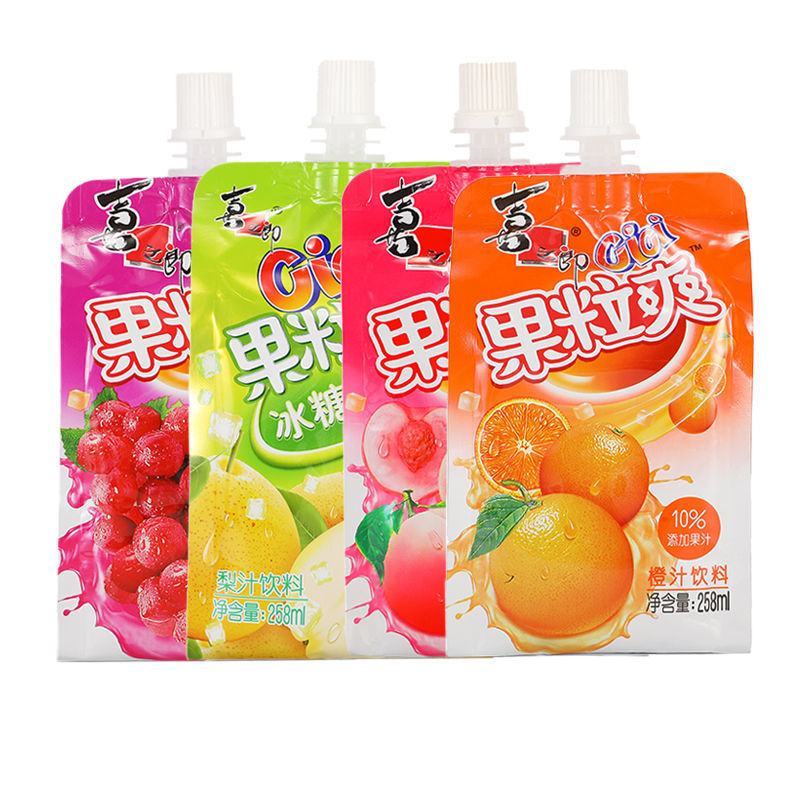 喜之郎吸吸果冻cici椰果粒爽饮料258ml*10袋包邮