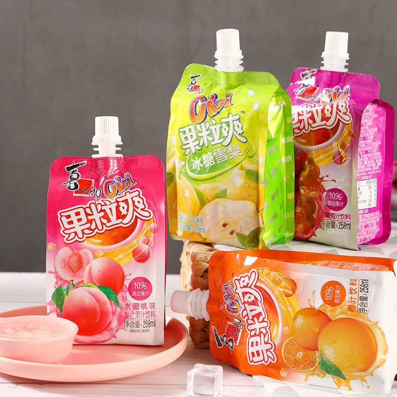 喜之郎吸吸果冻cici椰果粒爽饮料258ml*10袋包邮