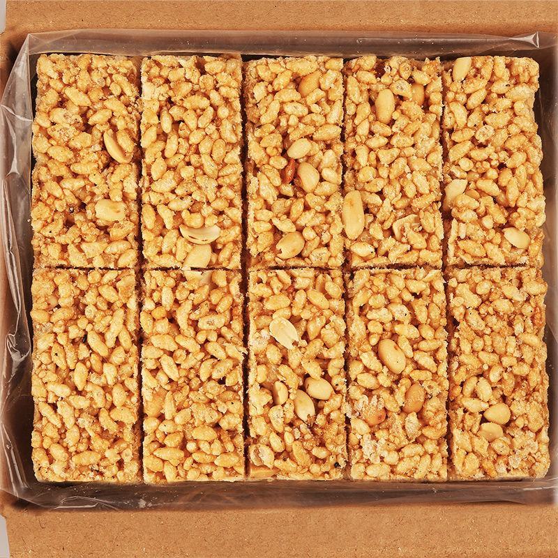 传统农家手工花生炒米糖米花糖安徽特产米糖休闲食品老式小吃