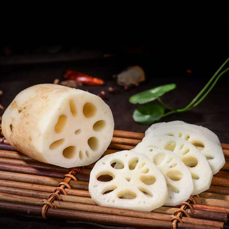 新鲜清水莲藕片5斤扬州特产脆藕凉拌火锅麻辣烫冒菜食材包邮