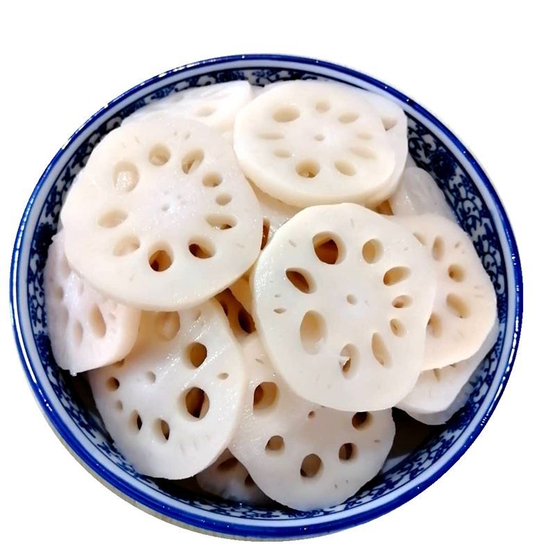 新鲜清水莲藕片5斤扬州特产脆藕凉拌火锅麻辣烫冒菜食材包邮