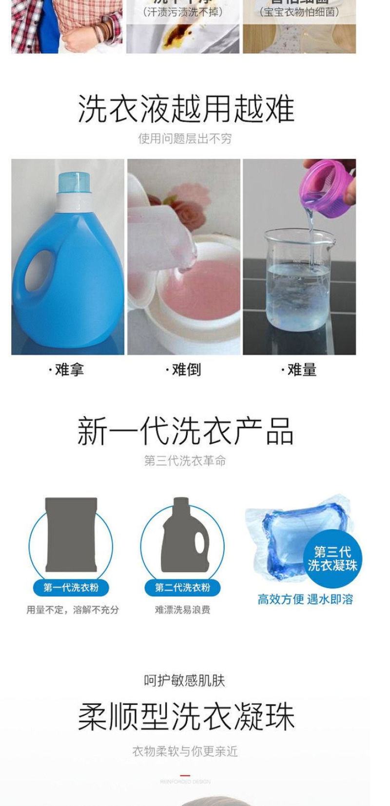 【抑菌除螨】洗衣凝珠洗衣珠洗衣服凝珠洗衣液
