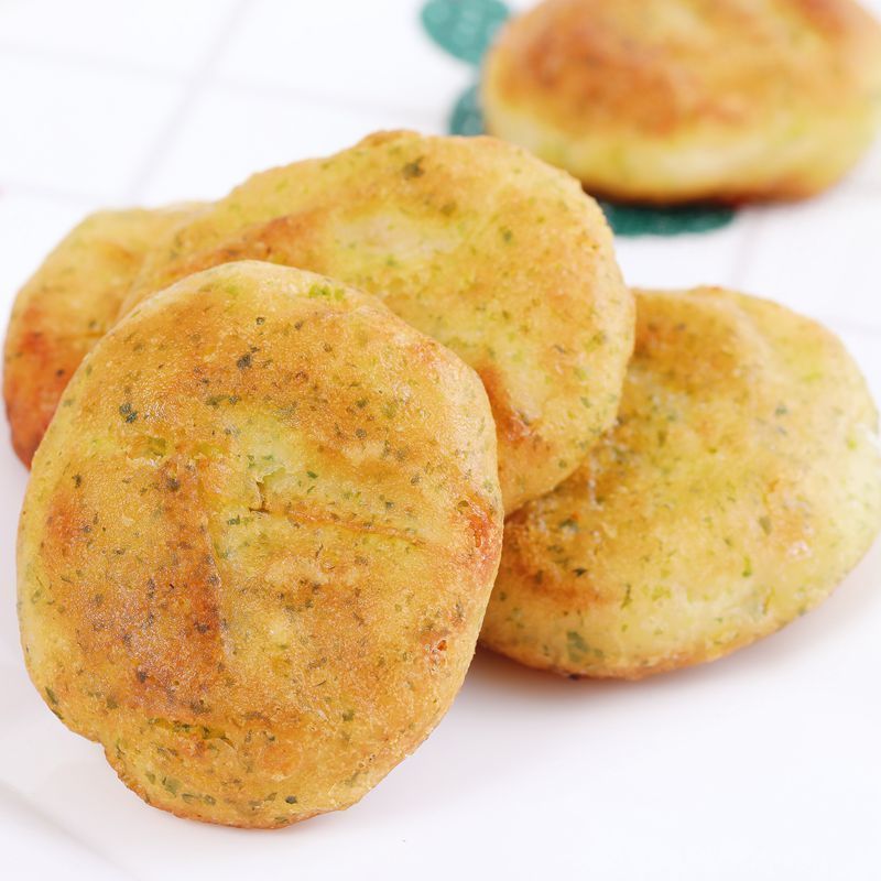 鱼香虾饼海苔鳕鱼虾饼油炸半成品小吃品质冷冻虾仁饼营养虾饼