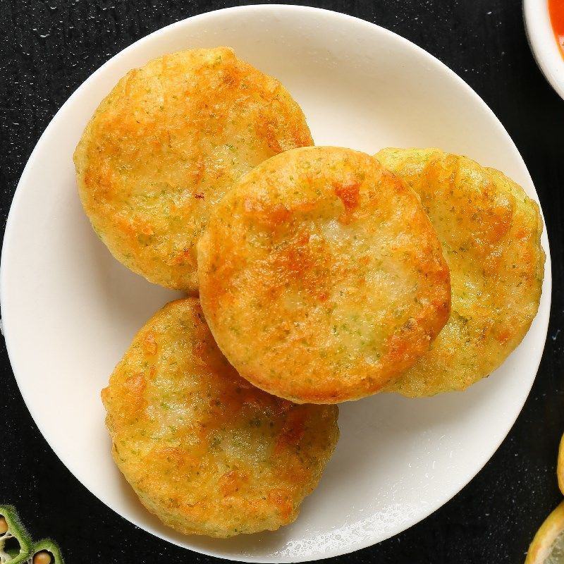 鱼香虾饼海苔鳕鱼虾饼油炸半成品小吃品质冷冻虾仁饼营养虾饼