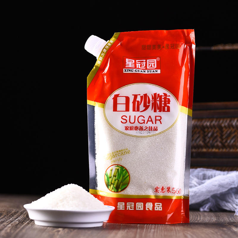 【厂家销】云南一级白砂糖家用袋装批发烘焙白糖调味袋包邮