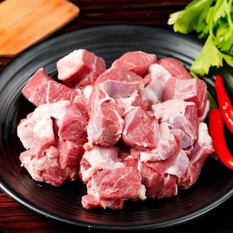【新鲜宰杀】新鲜去骨羊腿肉生羊肉羊肉批发火锅烧烤食材微调